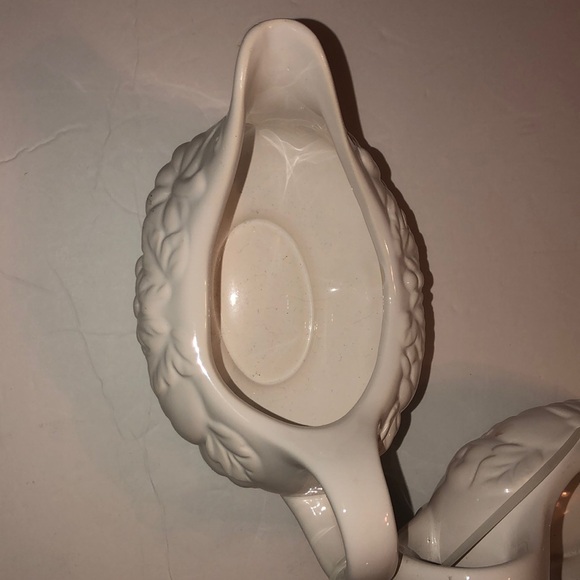 Set of Two Tabletops Gallery Harvest Print Gravy Boats - Picture 4 of 5